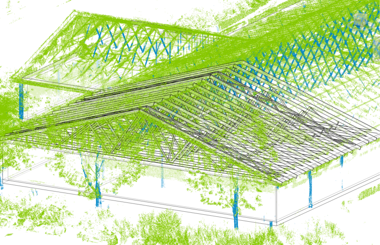 structural framing point cloud modeling ai
